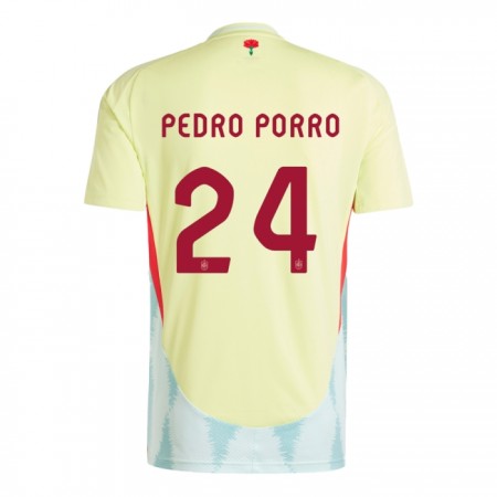 Camiseta de fútbol España Pedro Porro 24 2ª equipación Euro 2024 Camiseta de fútbol España Pedro Porro 24 2ª equipación Euro 2024